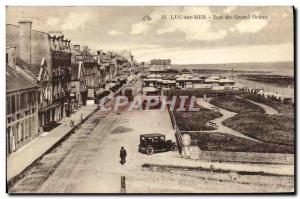 Old Postcard Luc Sur Mer Rue du Grand Orient