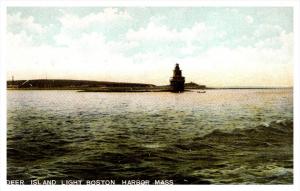 Deer  Island Light  Boston Harbor Massachusetts