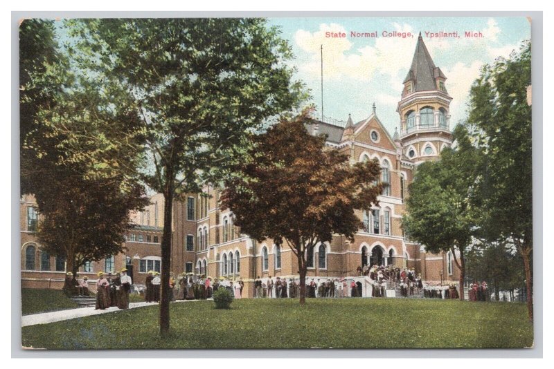 Postcard State Normal College Ypsilanti Mich. Michigan