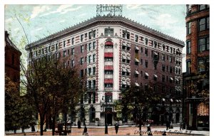 1908 Lafayette Hotel, Buffalo, NY Postcard