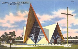 Grace Lutheran Church St Petersburg FL Postcard