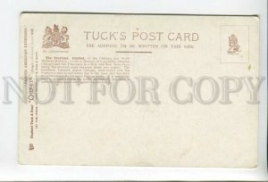 432600 American Expresse TRAIN Overland Limited Vintage Tuck postcard