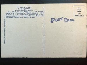 Vintage Postcard 1930-1945 St. John's Tavern Wilmington North Carolina