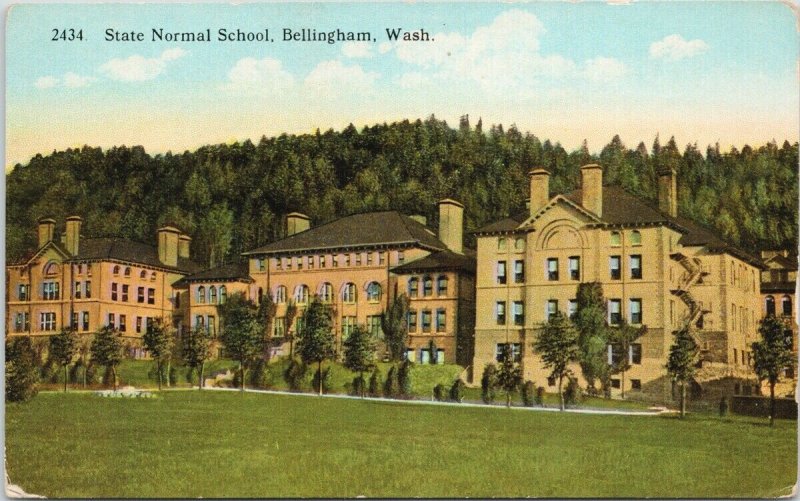 Bellingham WA State Normal School Unused JL Robbins Postcard G38