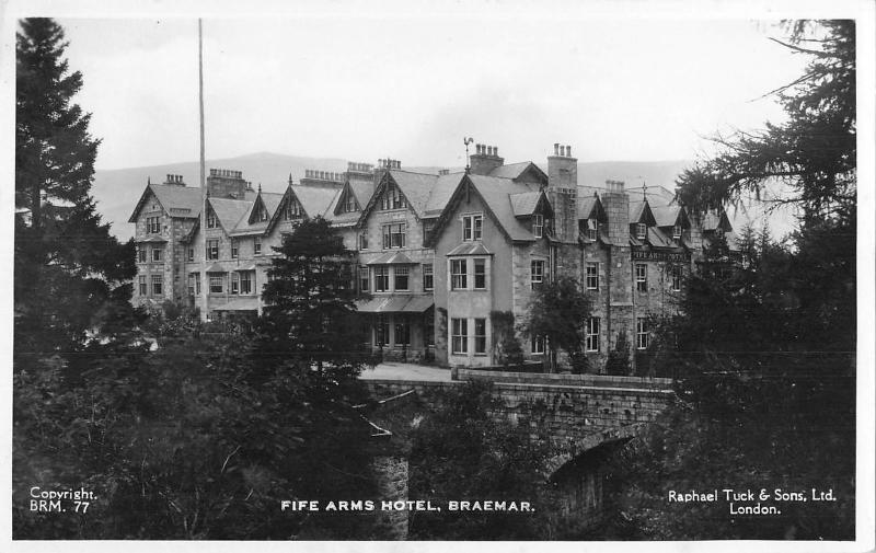 uk11931 fife arms hotel braemar  scotland  real photo uk