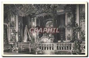 Old Postcard Schloss Herrenchiemsee bedrooms of Konigs Bedroom of the King