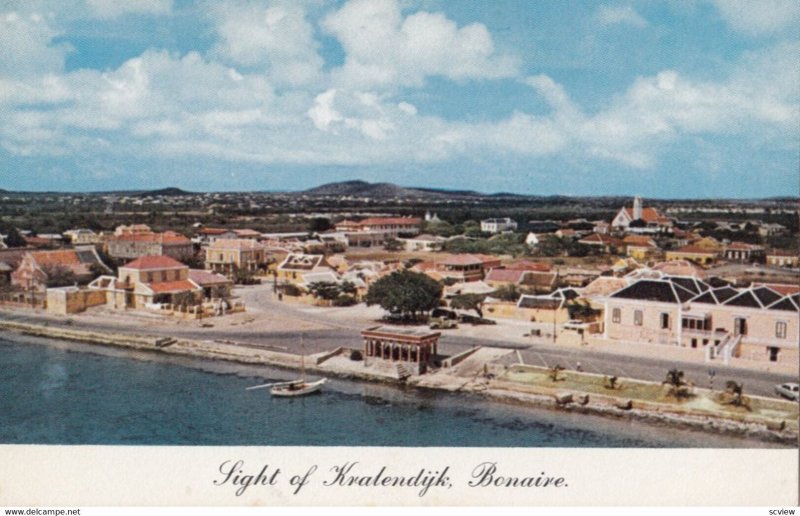 BONAIRE, N.A., 1950s-60s; Government Office & Fish Market