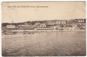 Dorset; East Cliff & Undercliff Drive,Bournemouth PPC By J Sydenham, 1913 PMK 