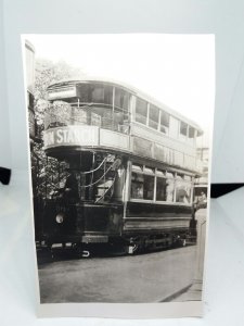 Original Vintage Photo East Ham Corp Tramways Tram no 30