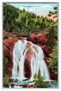 Postcard Helen Hunt Falls Colorado Springs Manitou CO Vintage Standard View Card