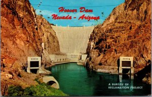 USA Hoover Dam Nevada Chrome Postcard C006