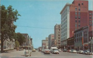 Postcard O Street Looking East from 9th Lincoln Nebraska NE