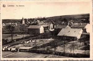 Belgium Lierneux Vue Générale Vintage Postcard C147