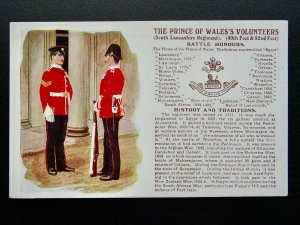 History & Tradition POW VOL SOUTH LANCASHIRE REGT Postcard by Gale & Polden No74