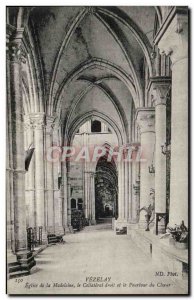 Old Postcard Vezelay Madeleine Church The Collateral law and Orbital Choir