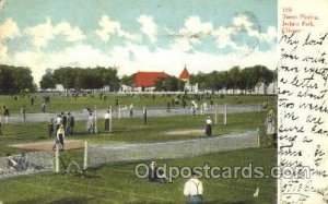 Tennis Grounds, Jackson Park, Chicago, IL, USA Tennis 1906 some wear left top...