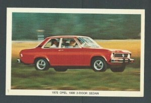 Post Card Auto 1975 Opel 1900 2 Door Sedan