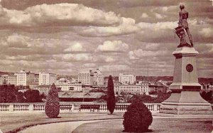 Adelaide Panorama William Light Statue Montefiore Hill South Australia postcard