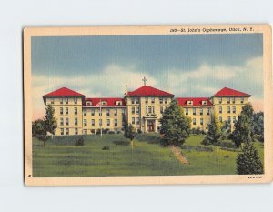 Postcard St. John's Orphanage, Utica, New York