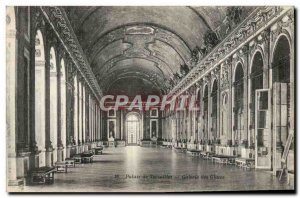 Old Postcard Palace Of Versailles Galerie Des Glaces