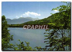 Postcard Modern tourist Alps Route Napoleon the great lake of Laffrey and cha...