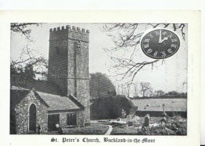 Devon Postcard - St Peter's Church - Buckland-In-The-Moor - Ref 9585A