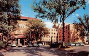 Grand Rapids Michigan~Blodgett Memorial Hospital~50s Cars Parked~Postcard