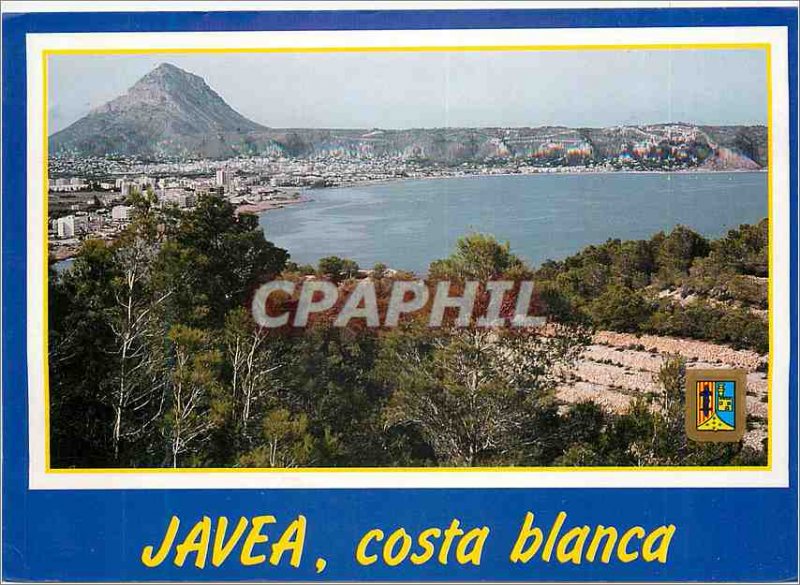 Postcard Modern Javea Costa Blanca Alicante General View Beach Arenal