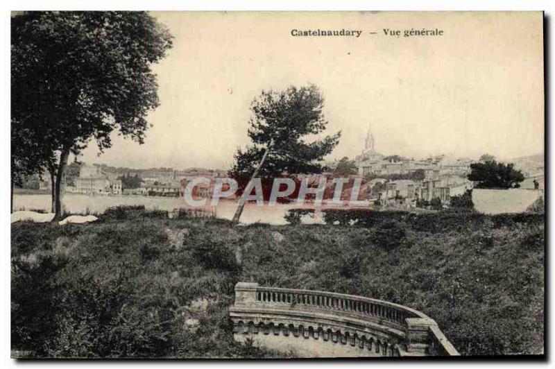 Old Postcard General view Castelnaudary