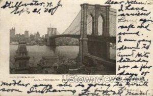 Brooklyn Bridge in New York City, New York