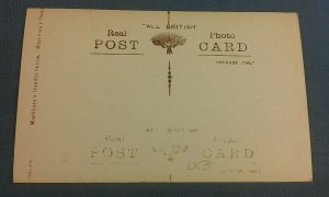 Vintage Real Photo Postcard Aldwincle Village Thrapston Northants H1D 