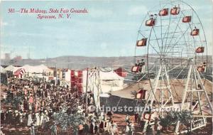 The Midway, State Fair Grounds Syracuse, NY, USA Unused 