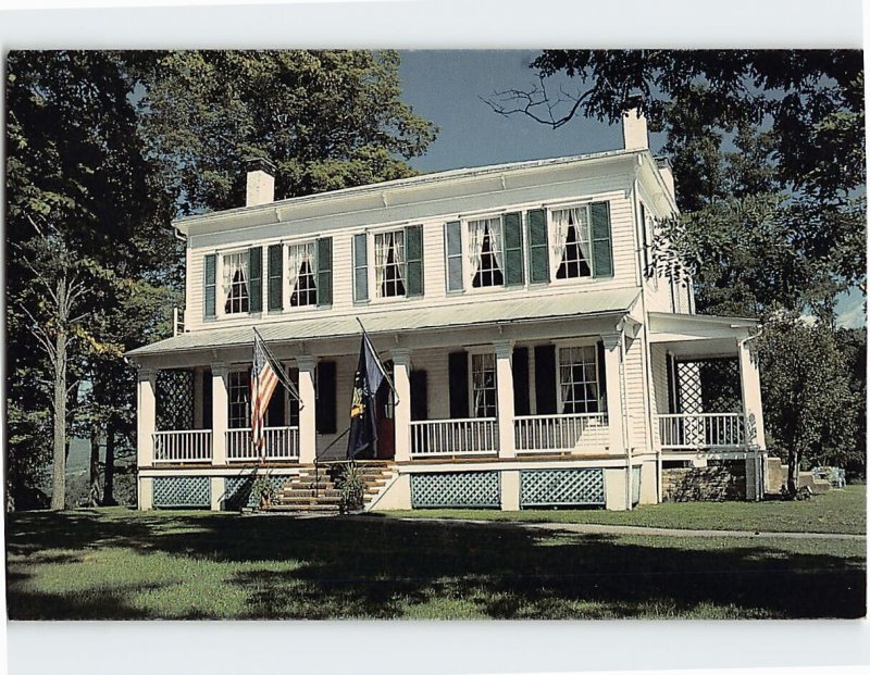 Postcard Lasing Manor Museum at the Blenheim-Gilboa Project Visitors Center, NY