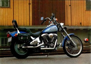 Motorcycle  HARLEY-DAVIDSON SOFTAIL CUSTOM   4½ X 6½  Framing Postcard