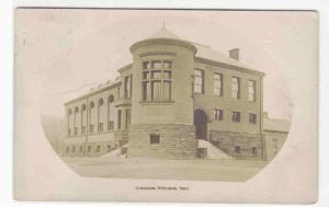 Gymnasium Wilbraham Massachusetts 1910c RPPC Real Photo postcard