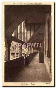 Postcard Old Hotel Dieu De Beaune Gallery 1st Floor