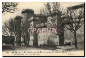 Old Postcard Tarascon Chateau du Roi Rene situated on the banks of the Rhone ...