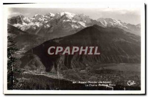 Postcard Old Assy Passy Haute Savoie the Mont Blanc Chain