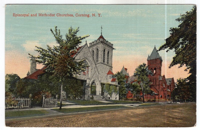 Corning, N.Y., Episcopal and Methodist Churches