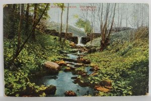 Haverhill Massachusetts Beautiful Brook 1910 to Palmer Iowa Postcard T13