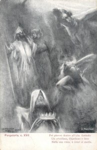 The Divine Comedy Italian poem by Dante Alighieri artist S. Alacchiati Purgatory