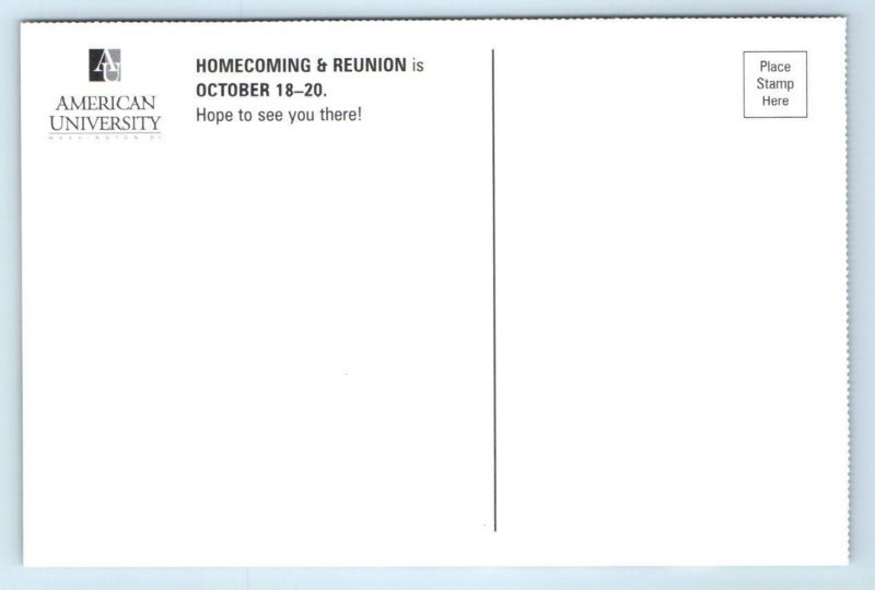 2 Postcards WASHINGTON, D.C. ~ Campus Scenes AMERICAN UNIVERSITY   4x6