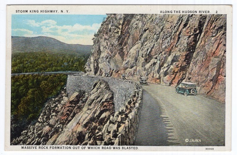 Storm King Highway, N.Y., Along The Hudson River