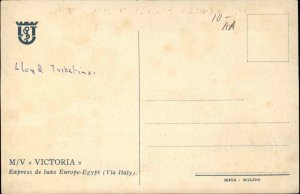 Steamship Ship MV VICTORIA Postcard