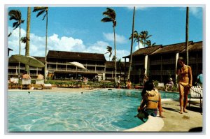 Islander Inn Hotel Poolside Kailua Kauai Hawaii HI UNP Chrome Postcard M18