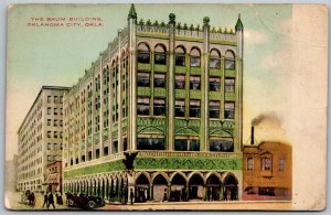 Oklahoma City Oklahoma c1910 Postcard The Baum Building