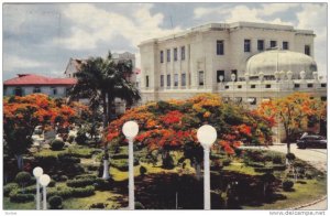 The beautiful Plaza de Francia, Panama City, Panama, 40-60s