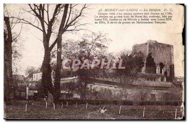 Moret sur Loing - Le Donjon - Old Postcard