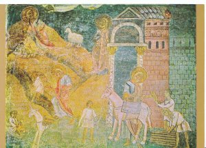 Greece Postcard - Ohrid - Ayram's Sacrifice - Fresco - St Sofia Church  SM313