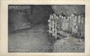 Head of echo river, H.C. Ganter Ben Hains, New Albany, USA Mining Unused 